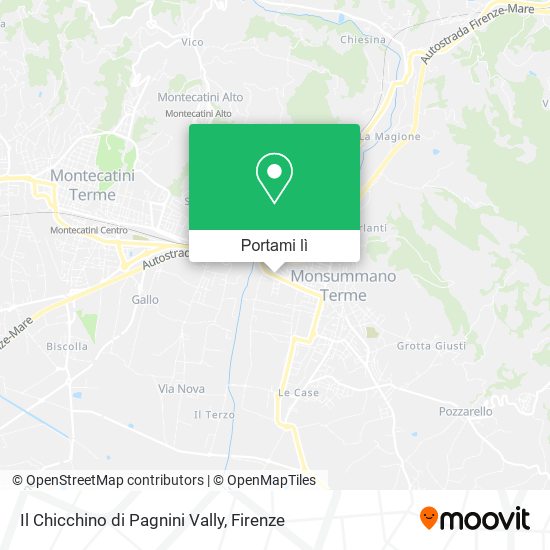 Mappa Il Chicchino di Pagnini Vally
