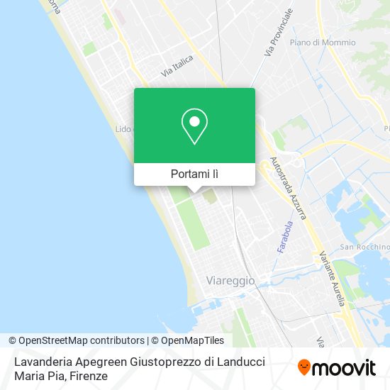 Mappa Lavanderia Apegreen Giustoprezzo di Landucci Maria Pia