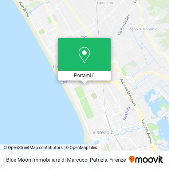 Mappa Blue Moon Immobiliare di Marcucci Patrizia