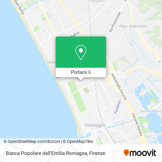 Mappa Banca Popolare dell'Emilia Romagna
