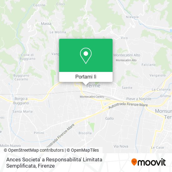 Mappa Ances Societa' a Responsabilita' Limitata Semplificata