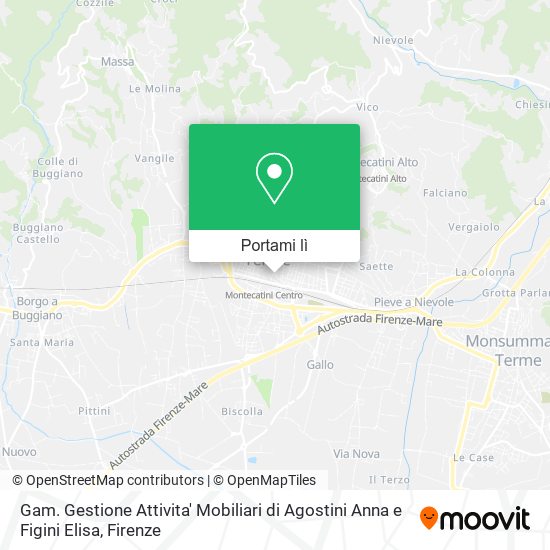 Mappa Gam. Gestione Attivita' Mobiliari di Agostini Anna e Figini Elisa