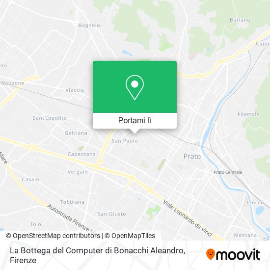 Mappa La Bottega del Computer di Bonacchi Aleandro
