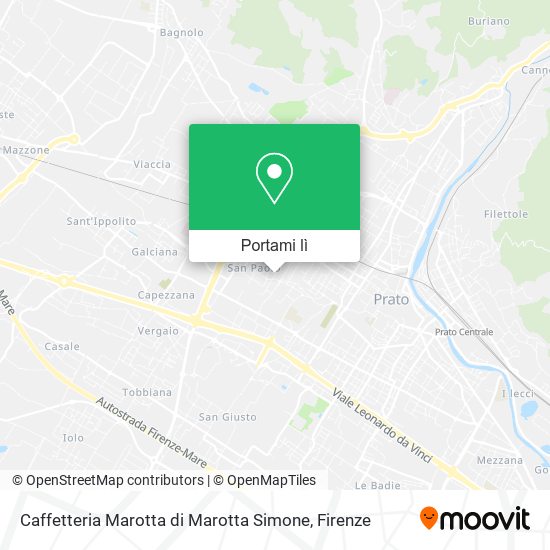 Mappa Caffetteria Marotta di Marotta Simone