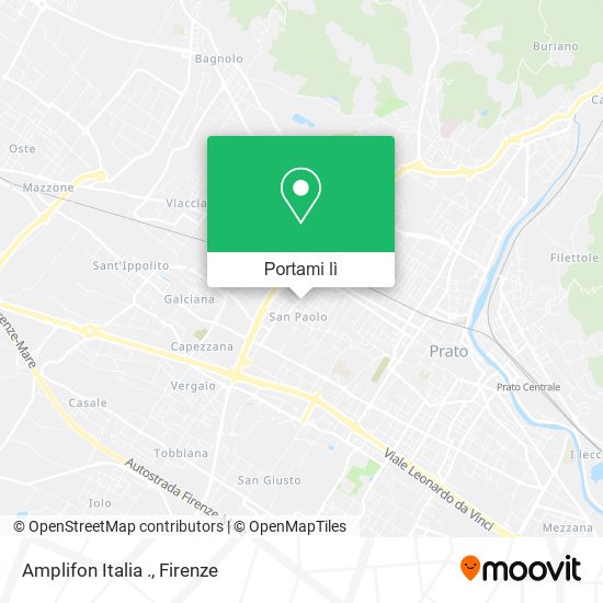 Mappa Amplifon Italia .