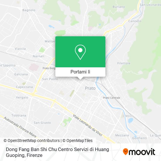 Mappa Dong Fang Ban Shi Chu Centro Servizi di Huang Guoping