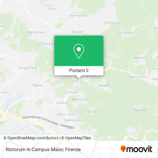 Mappa Ristorum in Campus Maior