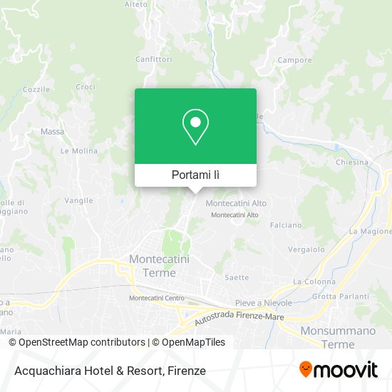 Mappa Acquachiara Hotel & Resort