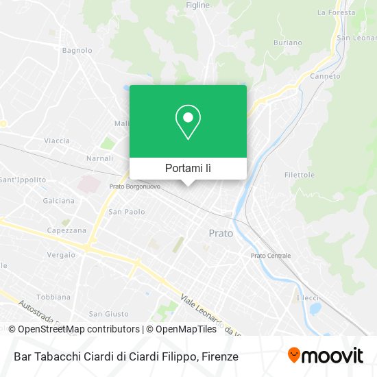 Mappa Bar Tabacchi Ciardi di Ciardi Filippo