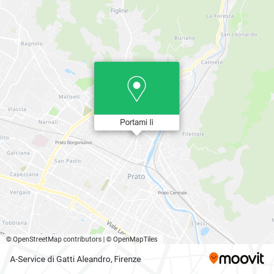 Mappa A-Service di Gatti Aleandro