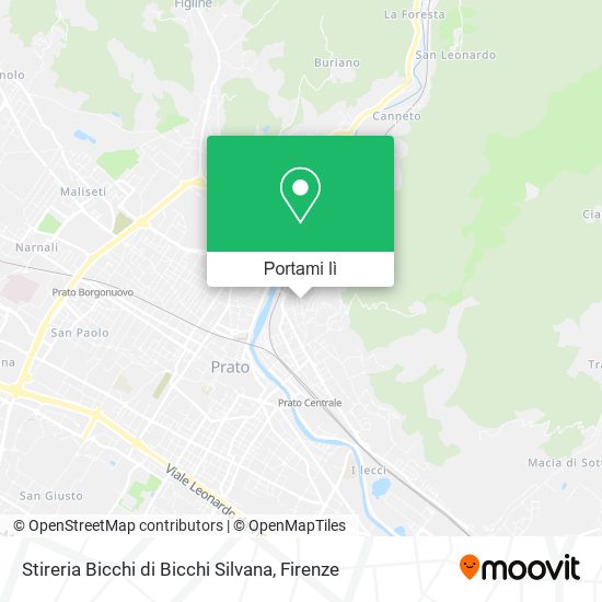 Mappa Stireria Bicchi di Bicchi Silvana