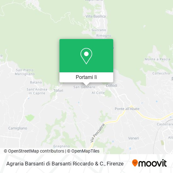 Mappa Agraria Barsanti di Barsanti Riccardo & C.