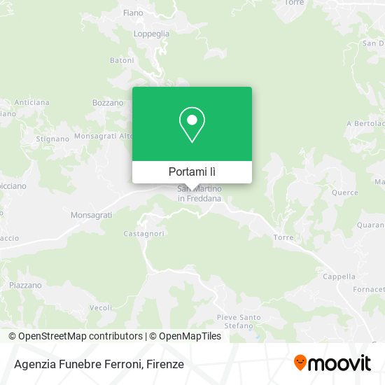 Mappa Agenzia Funebre Ferroni