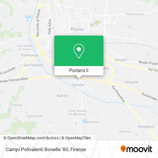 Mappa Campi Polivalenti Bonelle '80