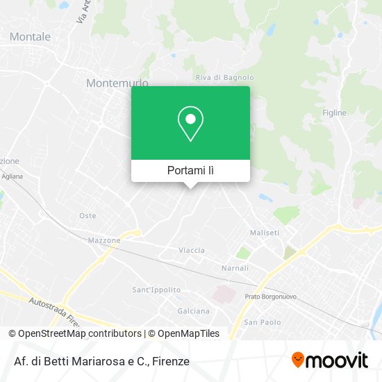 Mappa Af. di Betti Mariarosa e C.