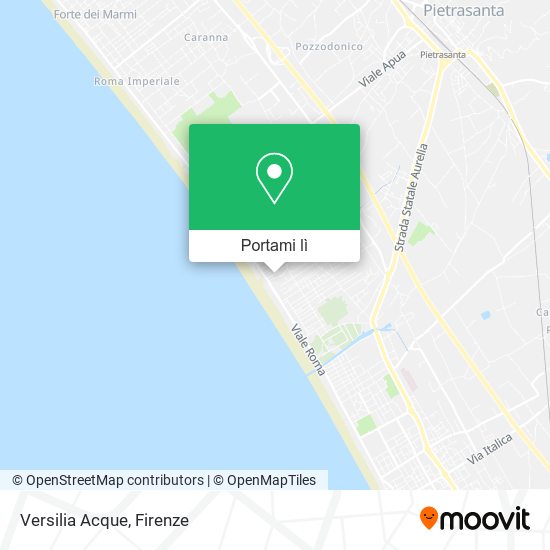 Mappa Versilia Acque