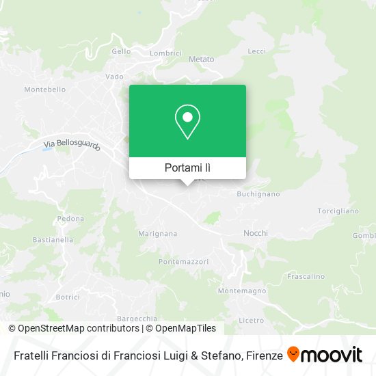 Mappa Fratelli Franciosi di Franciosi Luigi & Stefano