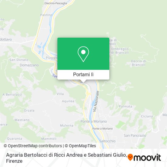 Mappa Agraria Bertolacci di Ricci Andrea e Sebastiani Giulio