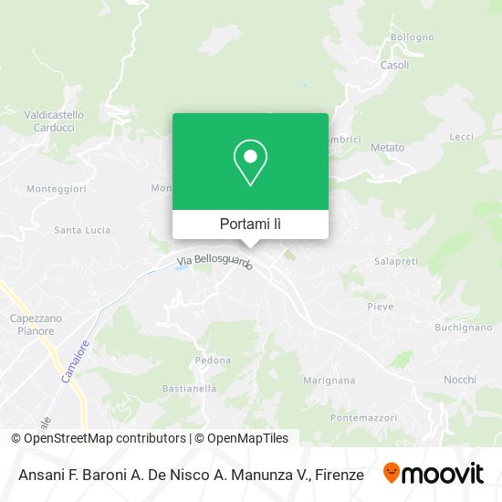 Mappa Ansani F. Baroni A. De Nisco A. Manunza V.