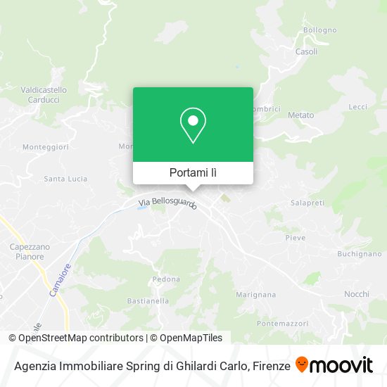 Mappa Agenzia Immobiliare Spring di Ghilardi Carlo