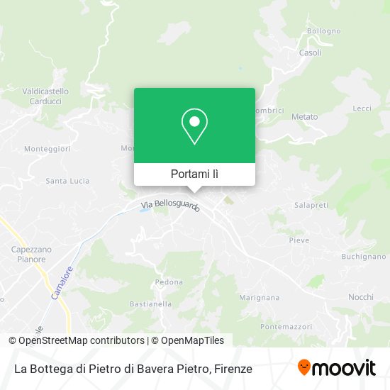 Mappa La Bottega di Pietro di Bavera Pietro