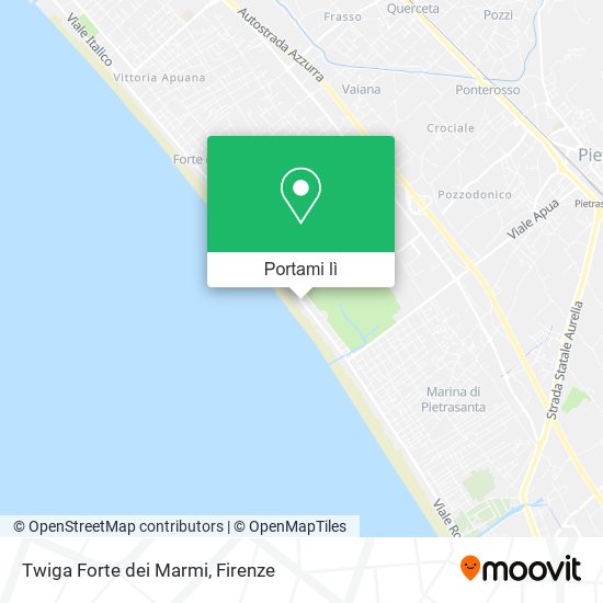 Mappa Twiga Forte dei Marmi