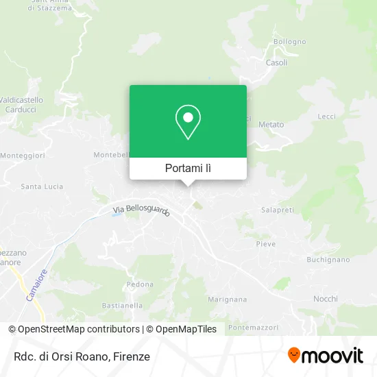 Mappa Rdc. di Orsi Roano