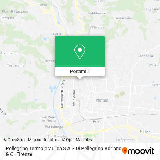 Mappa Pellegrino Termoidraulica S.A.S.Di Pellegrino Adriano & C.