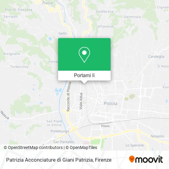 Mappa Patrizia Acconciature di Giani Patrizia