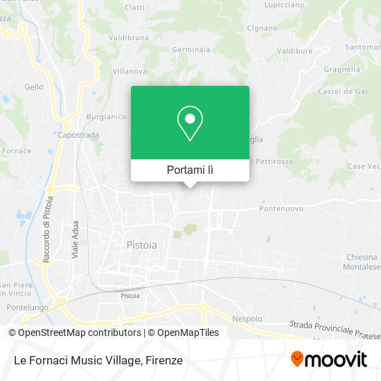 Mappa Le Fornaci Music Village