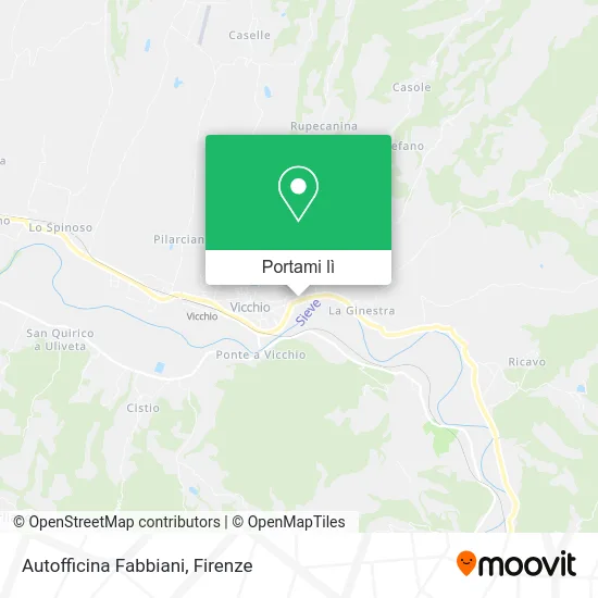 Mappa Autofficina Fabbiani