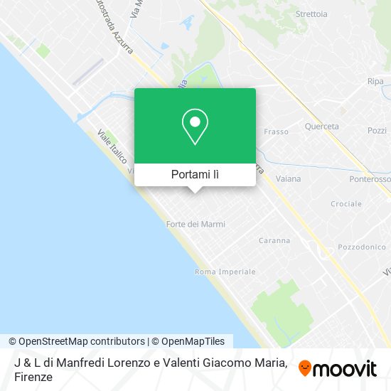 Mappa J & L di Manfredi Lorenzo e Valenti Giacomo Maria