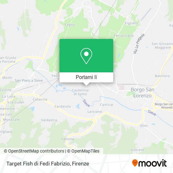 Mappa Target Fish di Fedi Fabrizio