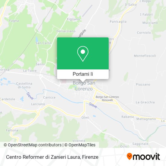 Mappa Centro Reformer di Zanieri Laura