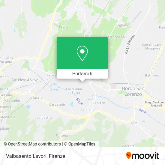 Mappa Valbasento Lavori