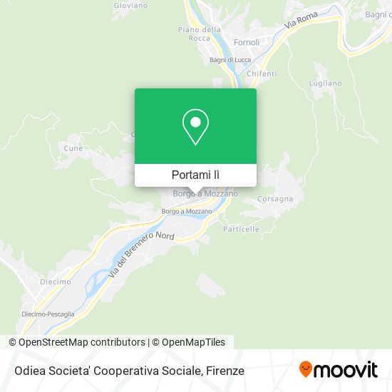 Mappa Odiea Societa' Cooperativa Sociale