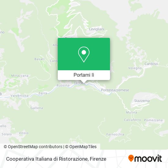 Mappa Cooperativa Italiana di Ristorazione
