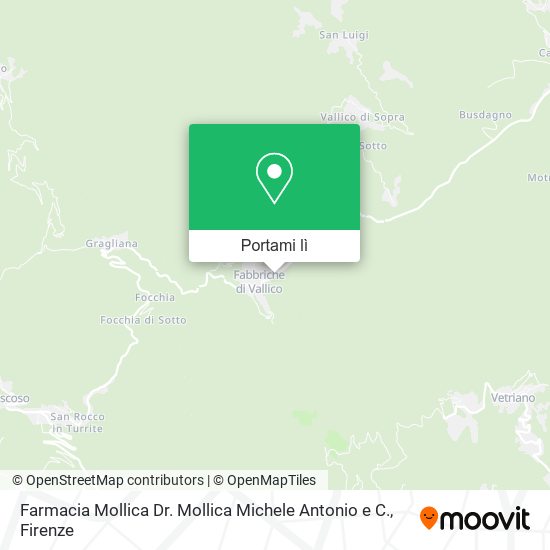 Mappa Farmacia Mollica Dr. Mollica Michele Antonio e C.