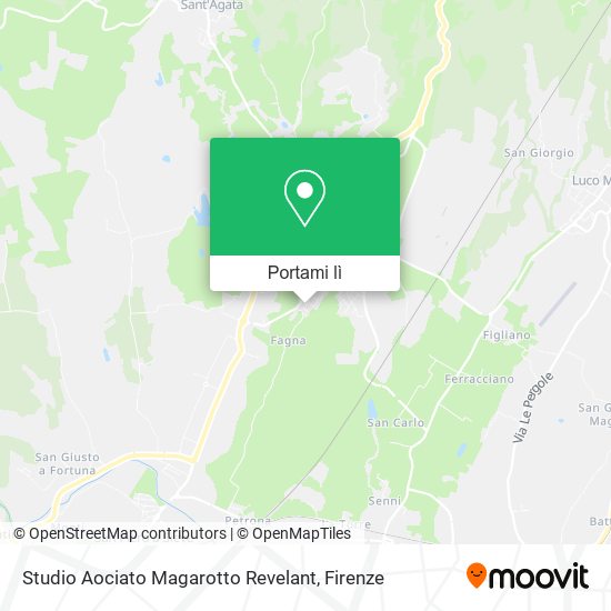 Mappa Studio Aociato Magarotto Revelant