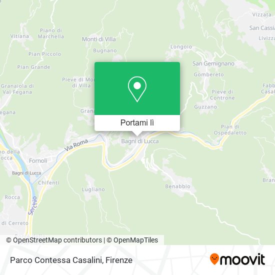 Mappa Parco Contessa Casalini
