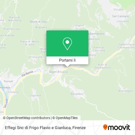 Mappa Effegi Snc di Frigo Flavio e Gianluca