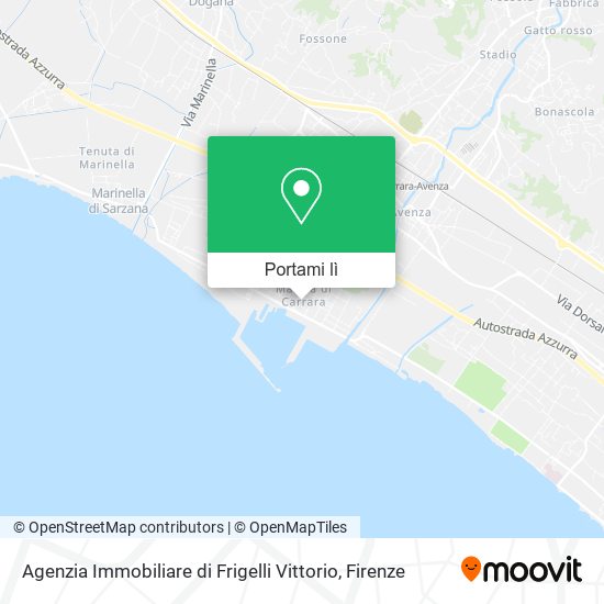 Mappa Agenzia Immobiliare di Frigelli Vittorio