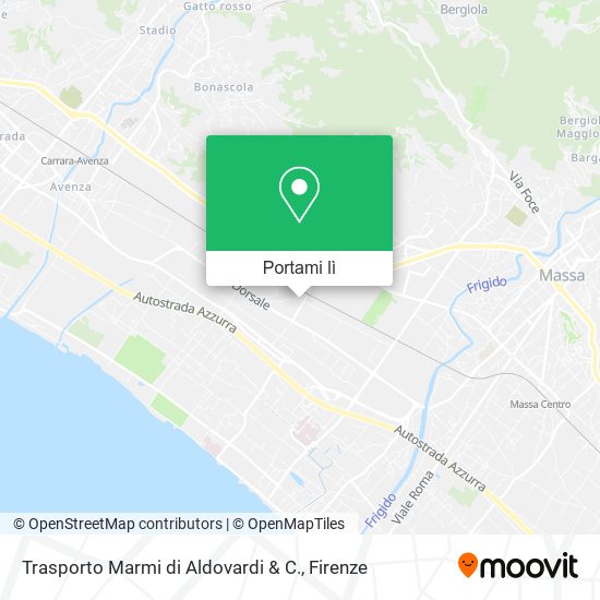 Mappa Trasporto Marmi di Aldovardi & C.