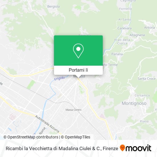 Mappa Ricambi la Vecchietta di Madalina Ciulei & C.