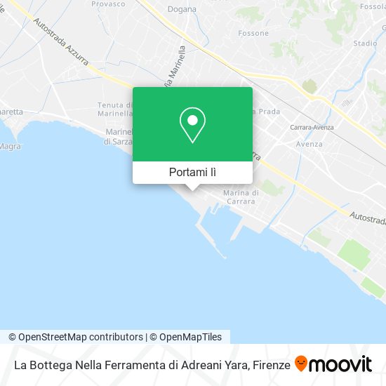 Mappa La Bottega Nella Ferramenta di Adreani Yara