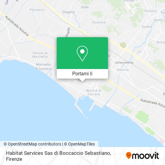 Mappa Habitat Services Sas di Boccaccio Sebastiano