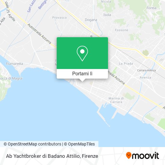 Mappa Ab Yachtbroker di Badano Attilio