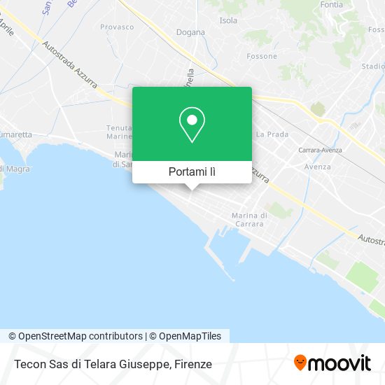 Mappa Tecon Sas di Telara Giuseppe
