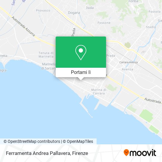 Mappa Ferramenta Andrea Pallavera