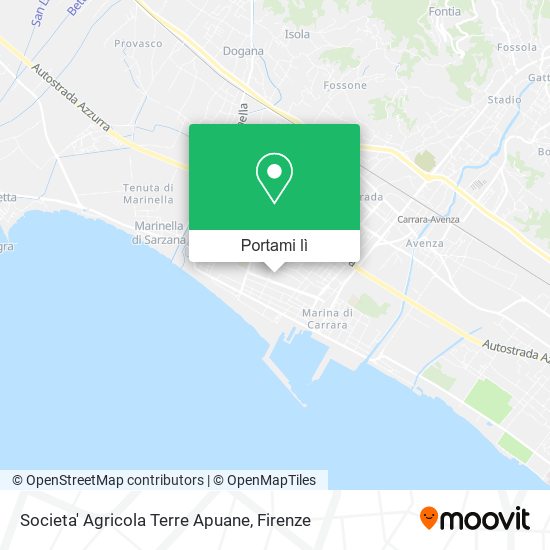 Mappa Societa' Agricola Terre Apuane